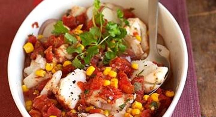 Жаркое из трески и картофеля по-мексикански