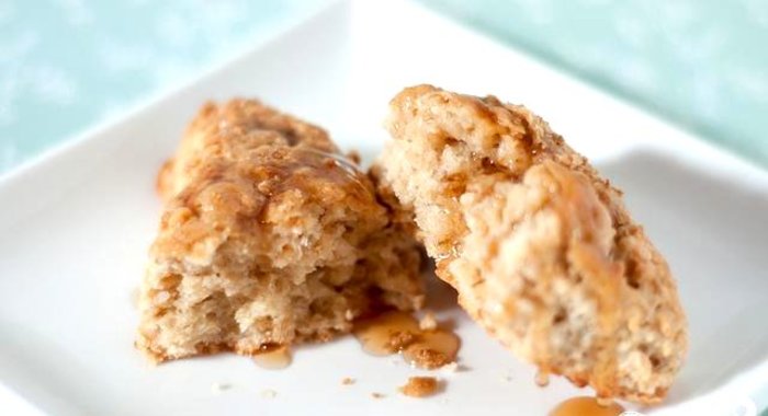 Овсяные лепешки с глазурью