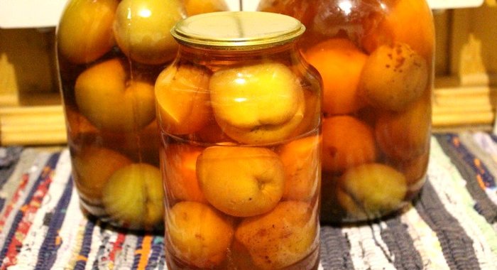 Компот персиковый на зиму