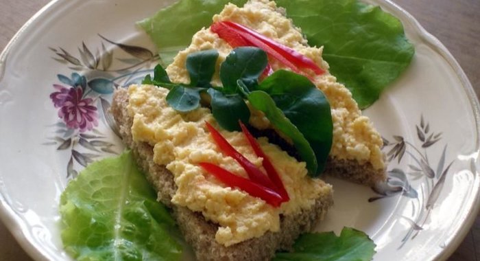 Бутерброды с черным хлебом на день рождения