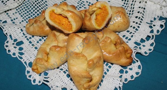 Пирожки с тыквой в духовке