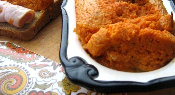 Нежнейший паштет из тыквы с беконом