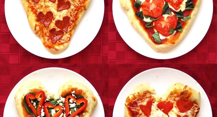 Пицца на День Валентина