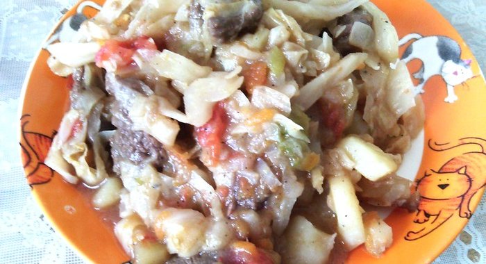 Овощное рагу с мясом