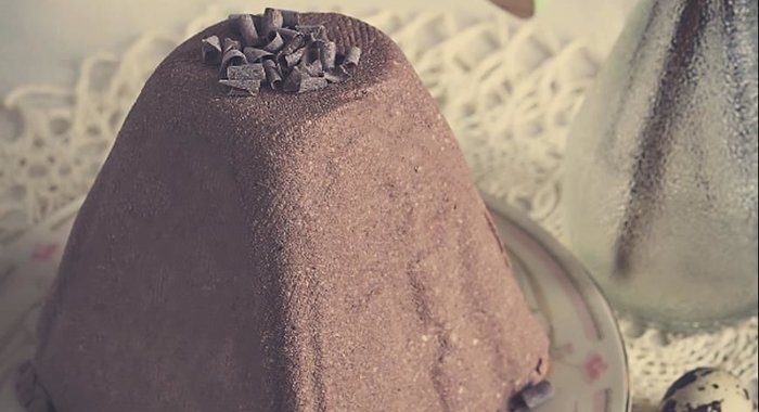 Шоколадная пасха заварная