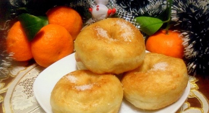 Пончики дрожжевые
