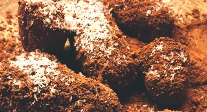 Пирожное картошка из отрубей и творога