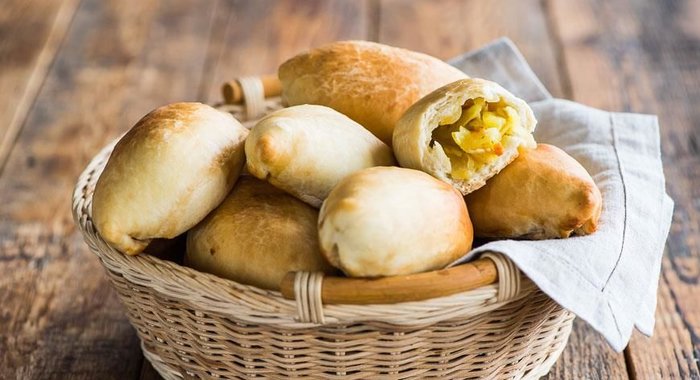 Постные пирожки с картофелем