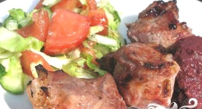 Шашлык на гранатовом соке