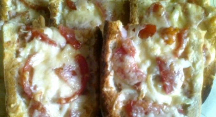 Пицца в хлебе