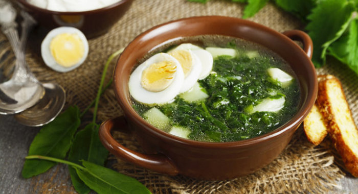 Щи из щавеля