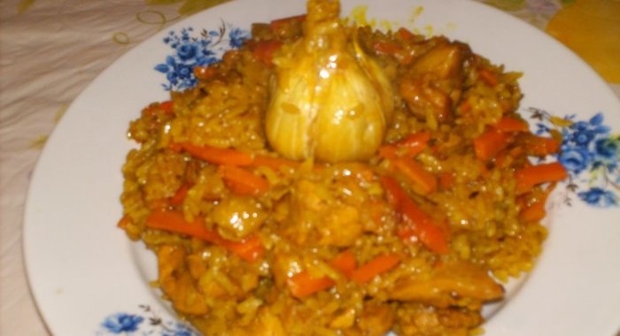 Плов с курицей