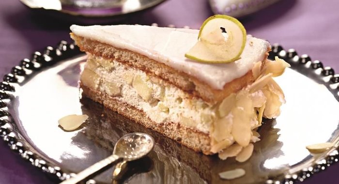 Орехово-грушевый торт