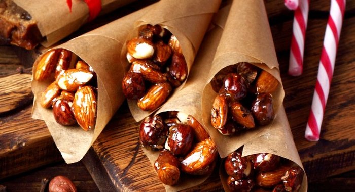 Карамелизированные орешки