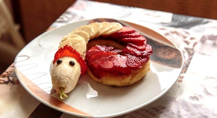 Сырники Фруктовая змея