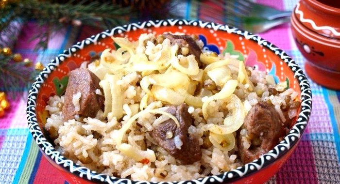 Плов из телятины