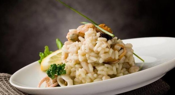 Ризотто с морепродуктами