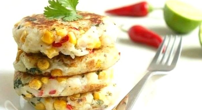 Котлеты из картофеля с кукурузой по‑тайски