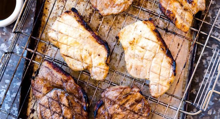 Три стейка из карбонада