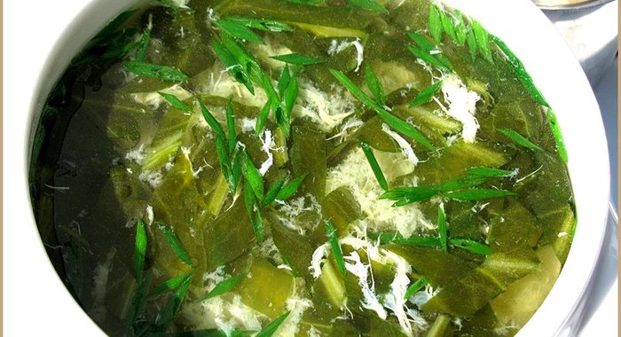 Зелёные щи с щавелем