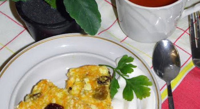 Творожно-морковная запеканка