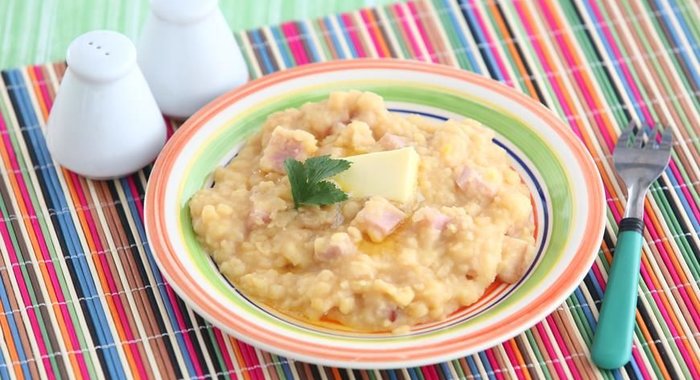 Гороховая каша в мультиварке