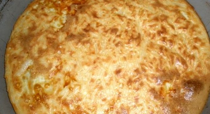 Запеканка из вермишели с яйцом