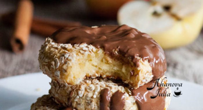 Яблочные сырники без муки