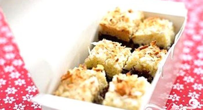 Шоколадные пирожные с кокосом