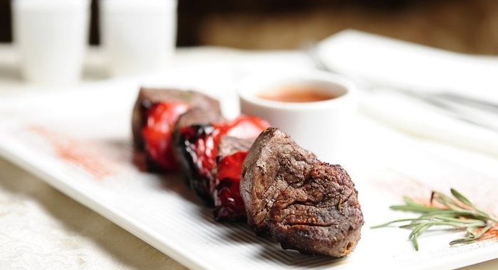 Шашлык из телятины в духовке