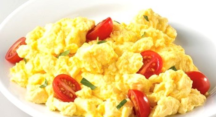 Яичница с молоком