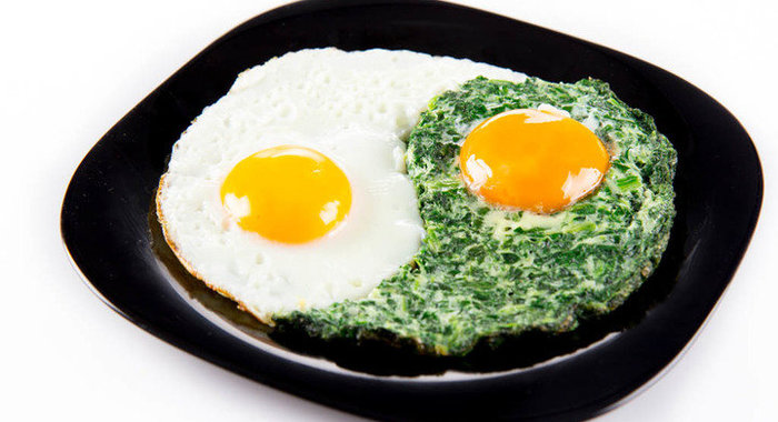 Яичница «Инь-ян»