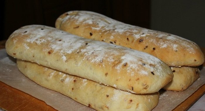 Чиабатта с луком