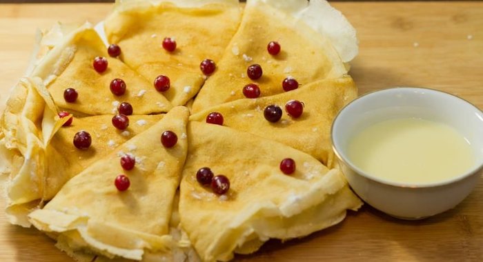 Тонкие блинчики на кефире