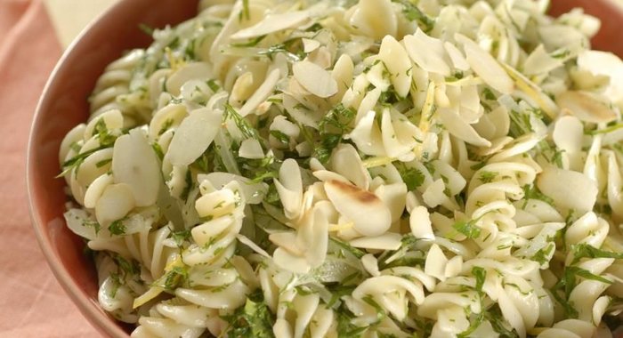 Паста с зеленым рагу