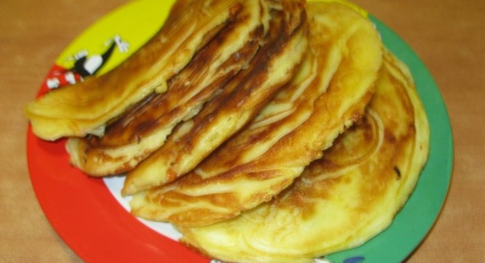 Блины с капустой