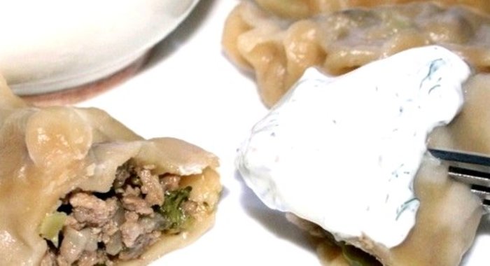 Вареники с брокколи