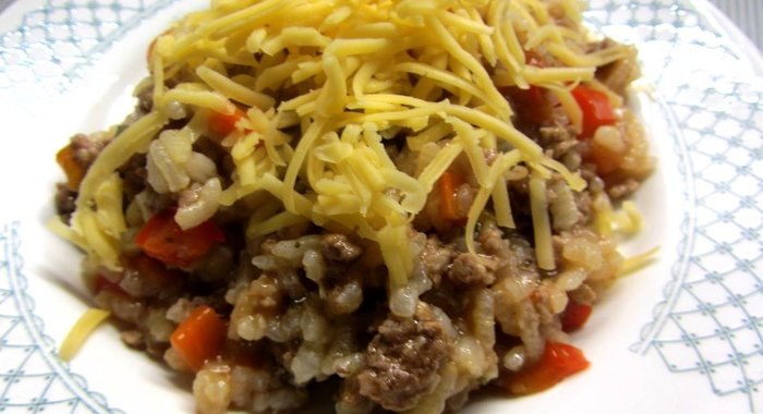 Мясное ризотто