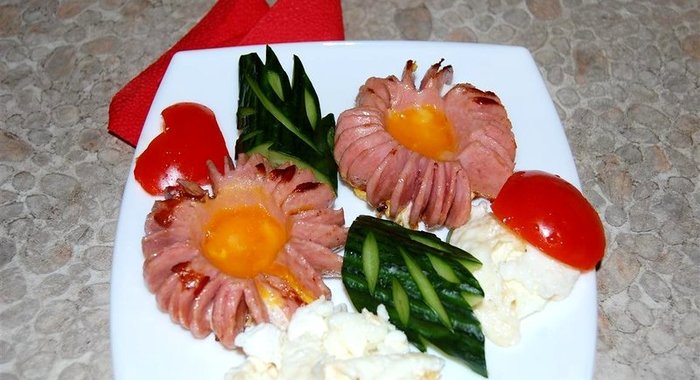 Яичница для любимой