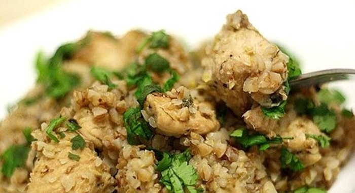 Гречка с индейкой в мультиварке