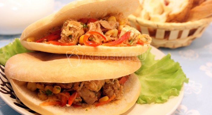 Лепешки с начинкой