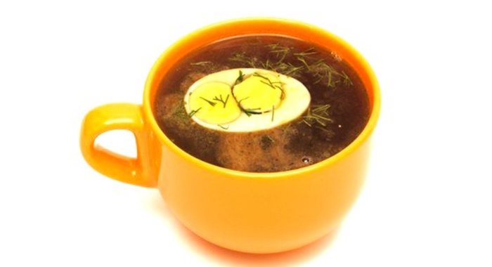 Мясной обезжиренный бульон