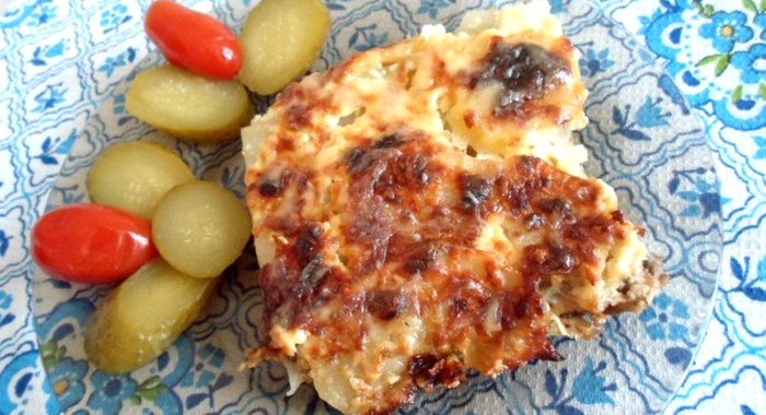 Мясная запеканка