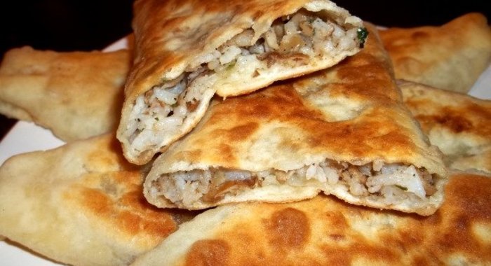 Пирожки с вешенками