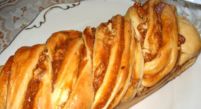 Лаваш со сгущенкой