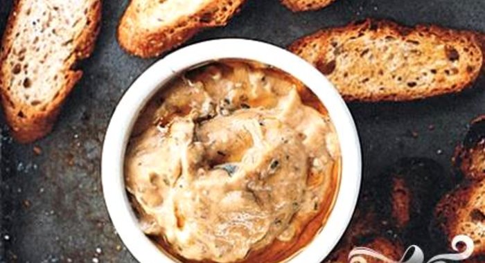 Паштет из баклажан с чесноком