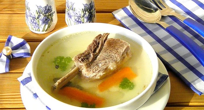 Мясной бульон в мультиварке