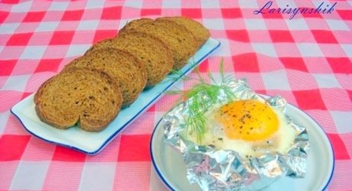 Яичница на завтрак