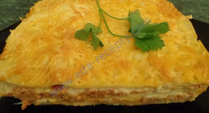 Лазанья болоньезе