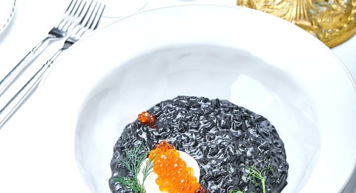 Ризотто с каракатицей